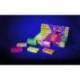 Plastilina Jovi Fluorescentes pequeñas colores surtidos Caja de 30 unidades 50 gr