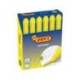 MARCADOR DE CERA GEL JOVI FLUORESCENTE COLOR AMARILLO CAJA DE 12 UNIDADES