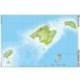 Mapa Mudo Islas Baleares DIN A4 Físico Color