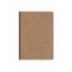 Libreta Clarefontaine havana A5 tapa cartulina rayado horizontal 96 hojas