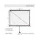 Pantalla Nobo mural con tripode 1750X1325 mm