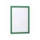 Porta anuncios magnetico adhesivo A4 verde