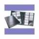 Tarjetero Durable A4 polipropileno negro 20 fundas