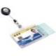 Identificador doble con cordon extensible Durable