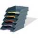 Bandeja de sobremesa Durable plastico 255x55x330mm gris