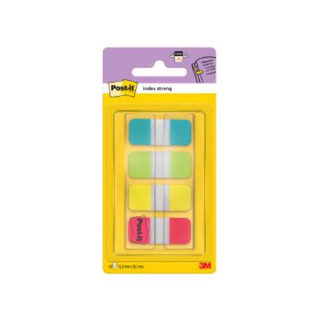 Banderitas Post-it ® separadoras rígidas Index dispensador 4 colores 15,8 x 38 mm