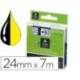 Cinta Dymo consumible rotuladora negro-amarillo D1