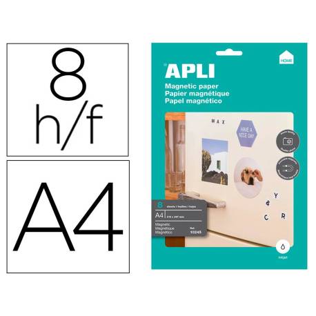Papel magnetico Apli blanco Din A4