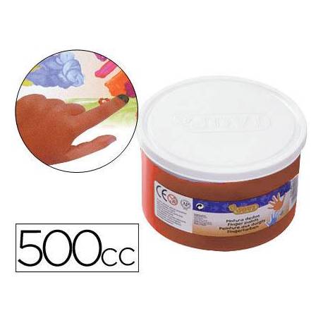 Pintura de dedos Jovi 500cc marron