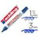 Rotulador para pizarra blanca Edding 660 azul recargable