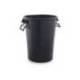 Cubo basura negro tapa para bolsas 85 x 105 cm
