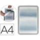 Marco Tarifold Din A4 adhesivo gris pack de 2