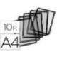 Funda portacatalogo Tarifold Din A4 negro pack de 10
