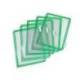 Funda portacatalogo Tarifold Din A4 verde pack de 10