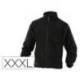 Chaqueta Deltaplus polar con cremallera negra 3XL