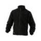 Chaqueta Deltaplus polar con cremallera negra 3XL