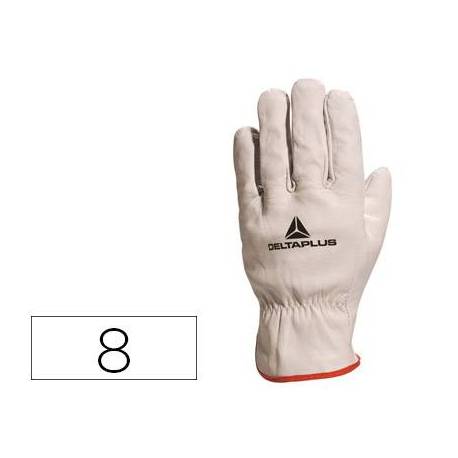 Guante DeltaPlus Piel flor de bovino talla 8