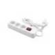 Regleta 3 tomas Mediarange con interruptor cable 1,4 m 