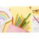 Lapices de colores Faber Castell hexagonales caja metal 36 unidades