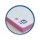 Bloc espiral Oxford DIN A4 cuadricula 5mm tapa extradura 80 hojas microperforado color rosa fucsia