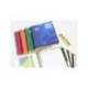 BLOC ESPIRAL MARCA OXFORD TAPA PLASTICO OPTIK PAPER MICROPERF DIN A4 120 H CUADROS 5 MM CON 3 SEPARADORES COLORES SURTIDOS