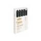 BARRA DE MAQUILLAJE JOVI TWIST MAKE-UP COLOR NEGRO CAJA DE 5 UNIDADES
