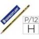 Lapices de grafito Staedtler Noris N.3 H