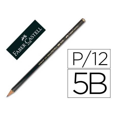Lapices de grafito faber 9000 5B