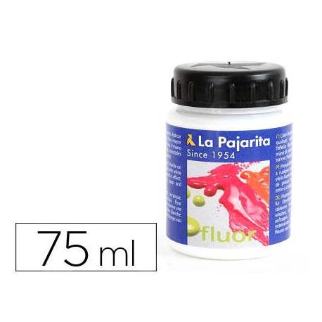 Pintura acrilica La Pajarita F-02 color blanco fluorescente