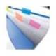 Banderitas Post-it ® separadoras Index color verde, azul y violeta