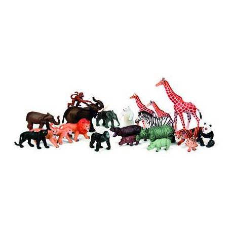Juego Infantil a partir de 3 años Animales de Granja y Salvajes marca Miniland