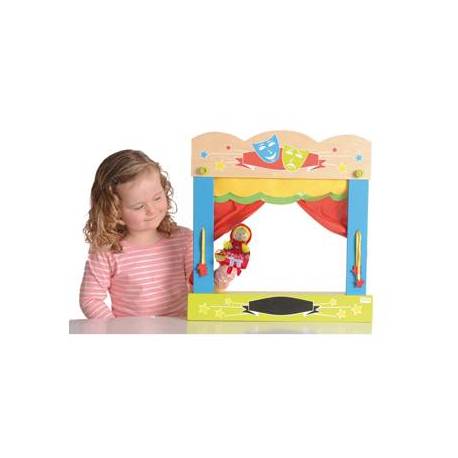 Juego Infantil a partir de 3 años Tetro de marionetas de sobremesa marca Fiesta Crafts