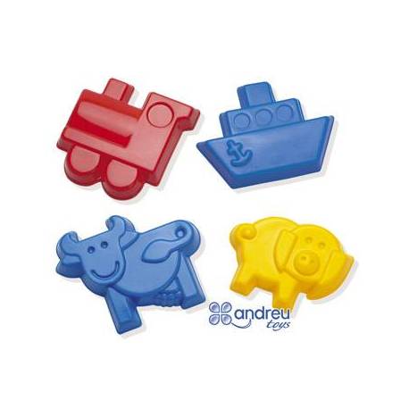 Juego Infantil a partir de 2 años Moldes de arena marca Dantoy