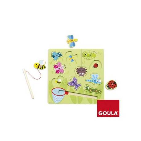 Puzzle Bichos Magneticos a partir de 1 año de 10 piezas marca Goula