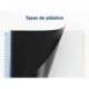 Cuaderno Oxford Ebook 8 A4+ Negro y Turquesa Tapa Plastico Cuadricula 5 mm