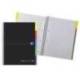 Cuaderno Oxford Ebook 5 A4+ Negro y Verde 100 hojas Tapa Extradura Cuadricula 5 mm