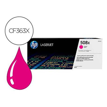 TONER HP COLOR LASERJET ENTREPRISE M552 / M553 / M577 MAGENTA 9500 PAGINAS