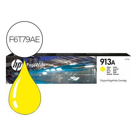 INK-JET HP JET 913A PAGEWIDE 352 / 377 / 452 / 477 / P55250 / P57750 AMARILLO 3000 PAGINAS