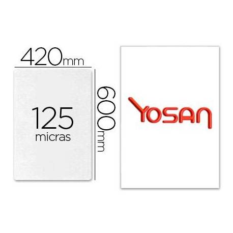 Bolsa de plastificar Yosan Brillo 420x600mm 125 MC A2