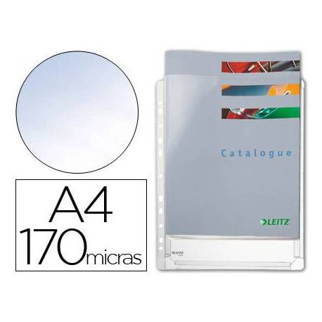 Funda Multitaladro Esselte con Fuelle DIN A4 170 MC Cristal Capacidad 200 hojas Bolsa de 5 unidades