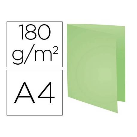 Subcarpeta Cartulina Reciclada A4 Exacompta Verde 170 gr