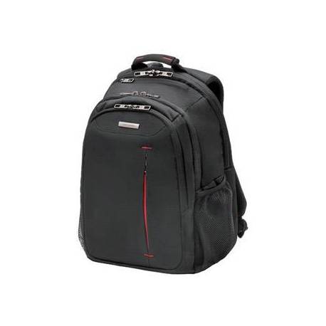 MOCHILA PARA PORTATIL MARCA SAMSONITE GUARDIT 14" COLOR NEGRO CON ASA 4 BOLSILLOS EXTERIORES 190X295X430 MM