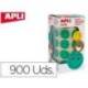 Gomets Apli smile verde 20mm