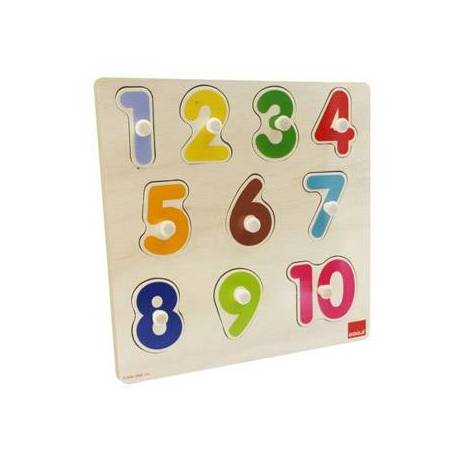 Puzzle a partir de 1 año Números 10 piezas marca Goula