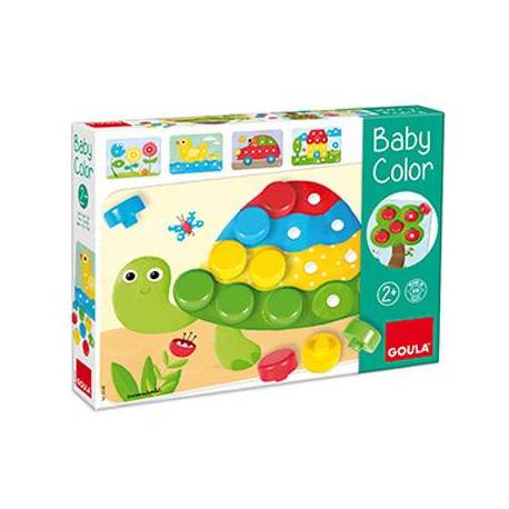 Juego educativo a partir de 2 años Mosaico Baby Color de Goula