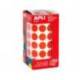 Gomets Apli circulares rojos 15mm