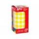 Gomets Apli circulares amarillos 15mm