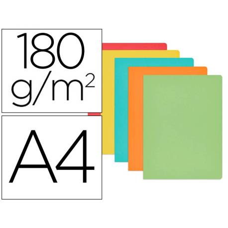 Subcarpeta cartulina Gio Din A4 colores pasteles
