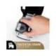 Cinta Dymo D1 color negro y blanco 12mm x 5,5 mt polyester
