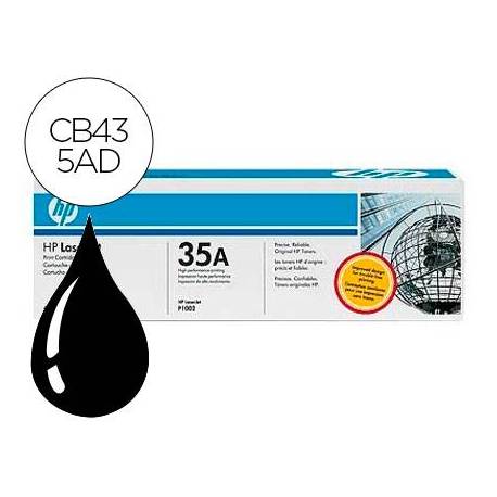 TONER HP LASERJET CB435AD NEGRO 1500 PAG PACK 2